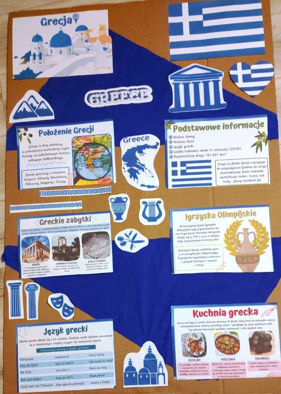 Plakat o Grecji.