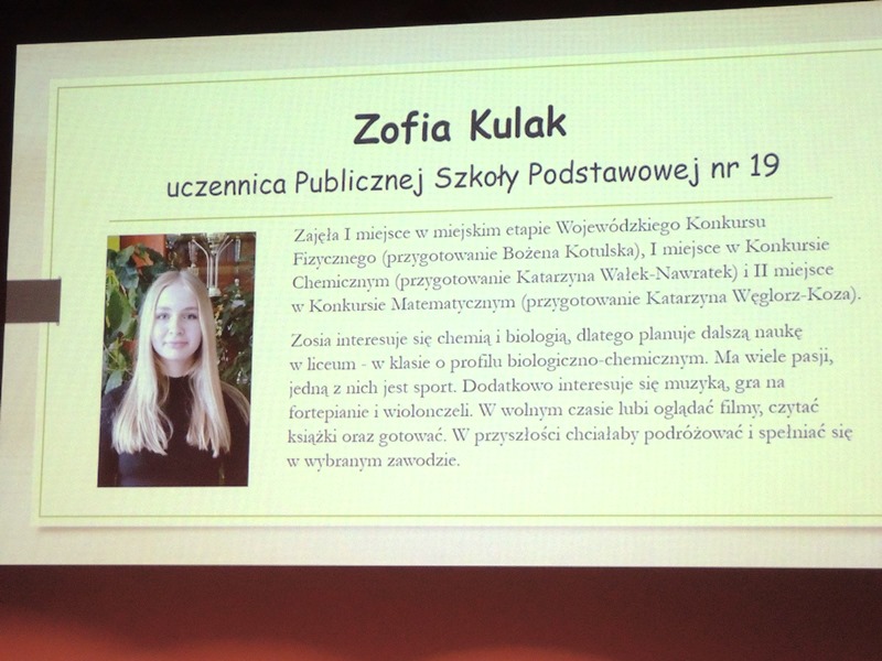 Informacja o Zofii Kulak