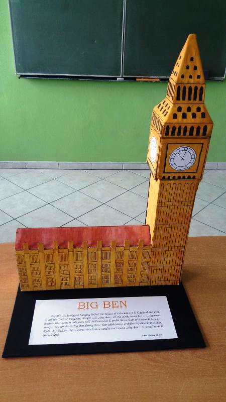 Big Ben - praca Anny Maciąg, która zajęła 1 miejsce